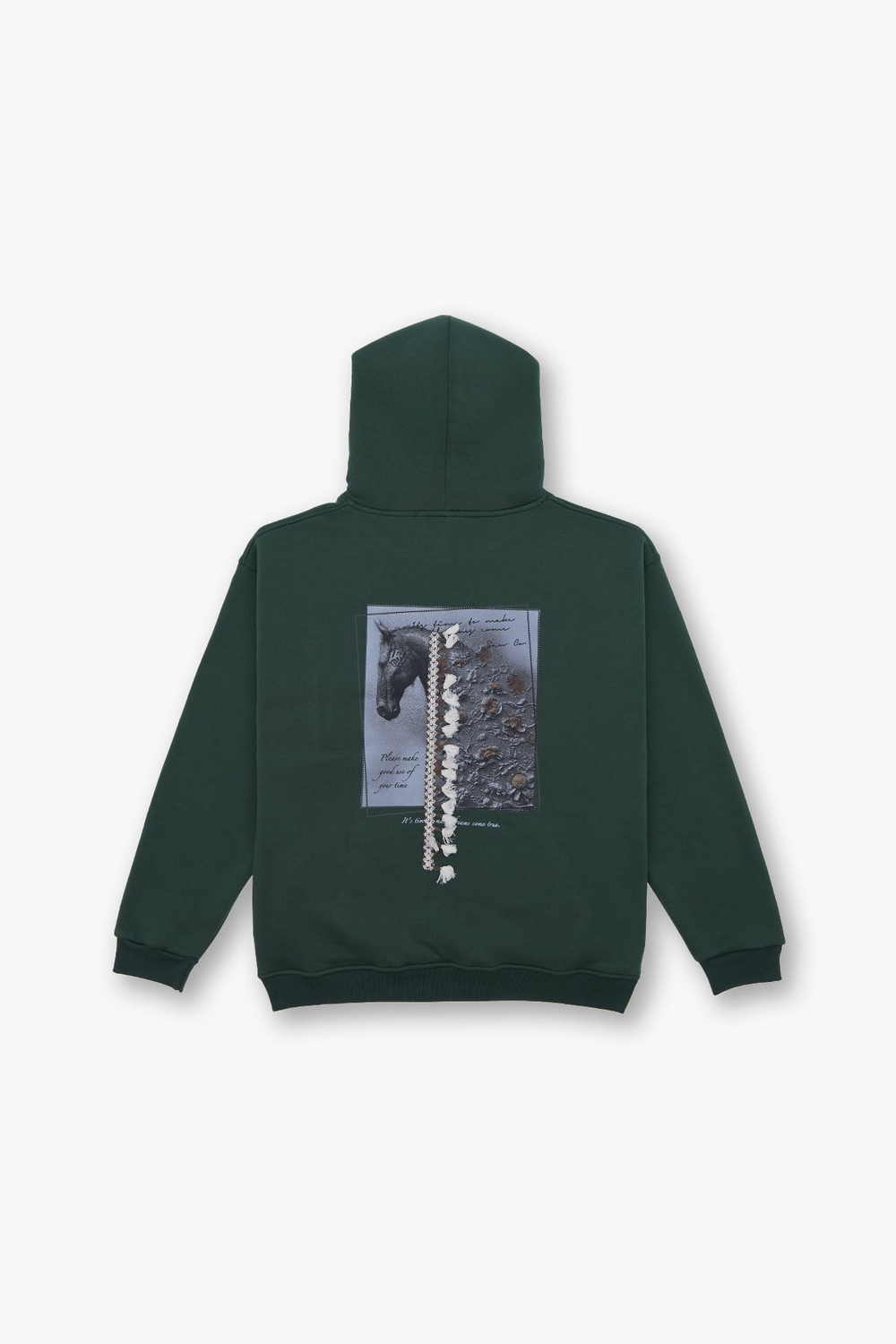 Wild Spirit Oversize Sweatshirt Erkek Yeşil