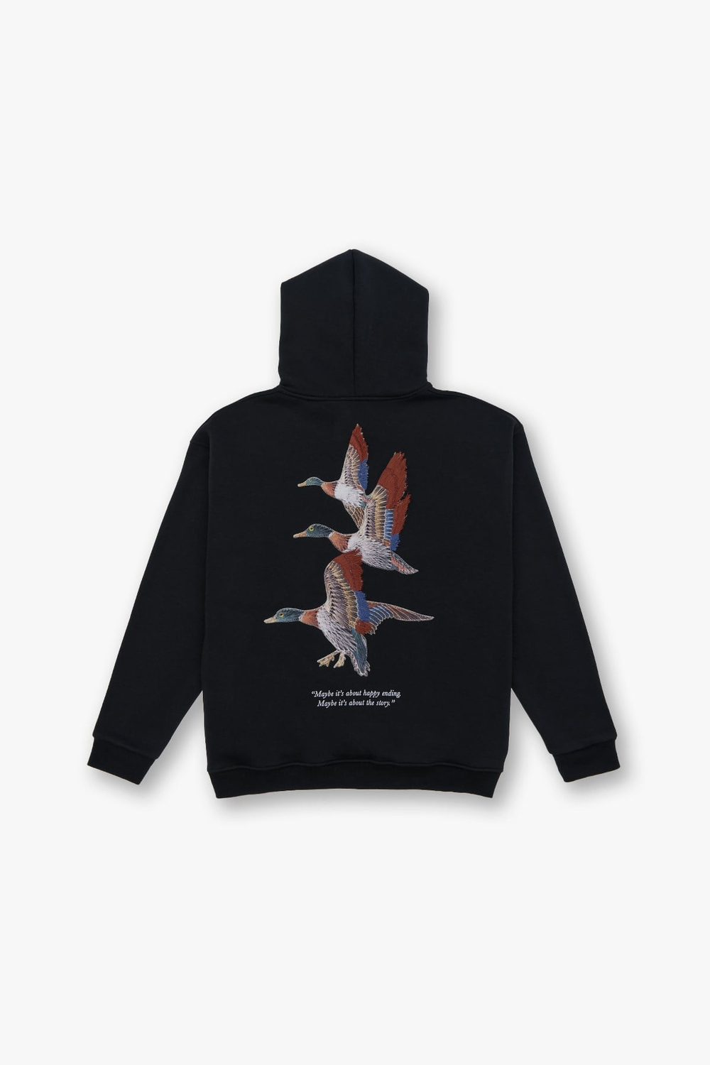 Wings Oversize Sweatshirt Erkek Siyah