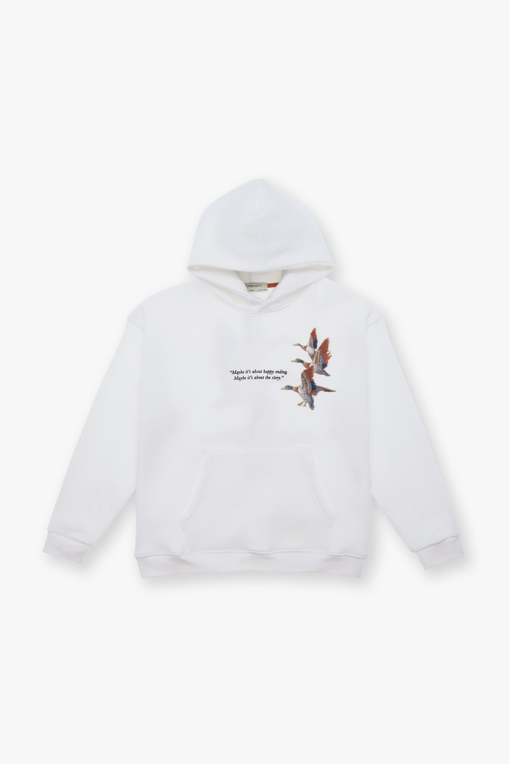 Wings Oversize Sweatshirt Kadın Ekru
