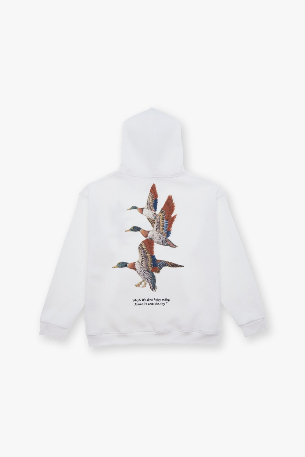 Wings Oversize Sweatshirt Kadın Ekru