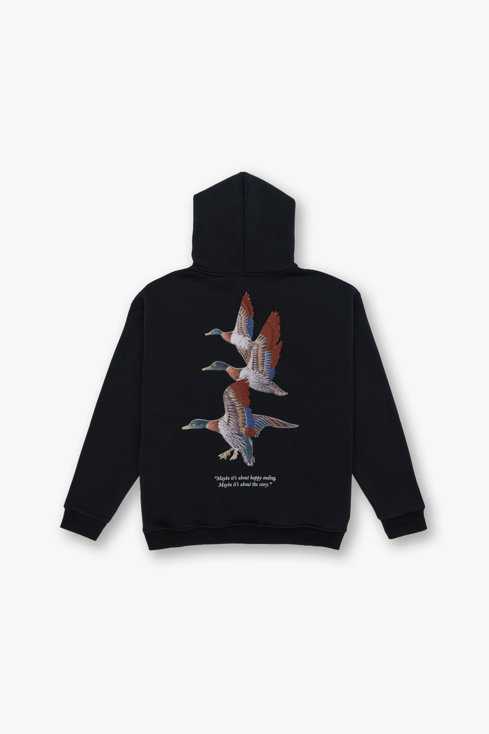 Wings Oversize Sweatshirt Kadın Siyah