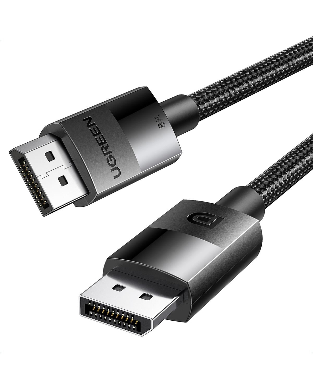 Ugreen 8K 60Hz Displayport to Displayport 1.4 Örgülü Kablo, 1m, 80390