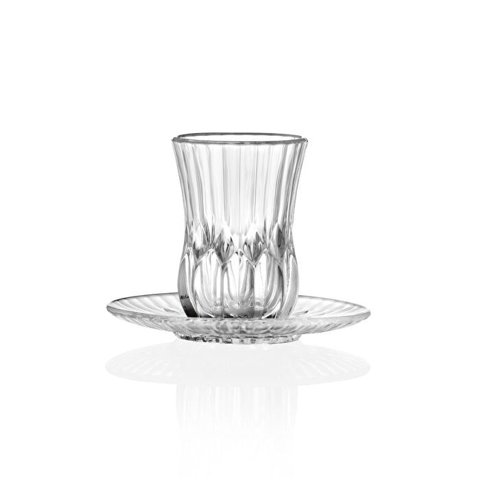 000001000249077001 RCR ADAGIO ÇAY BARDAK SETİ 6L140ML ŞEFFAF