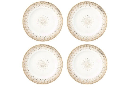 0924 CHTR 4lü Porselen Pasta Tabağı 19 cm