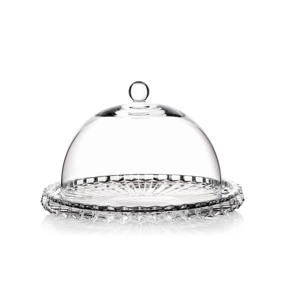 130640 S/1 PLATTER 18 CM WITH COVER CROWN JEWEL