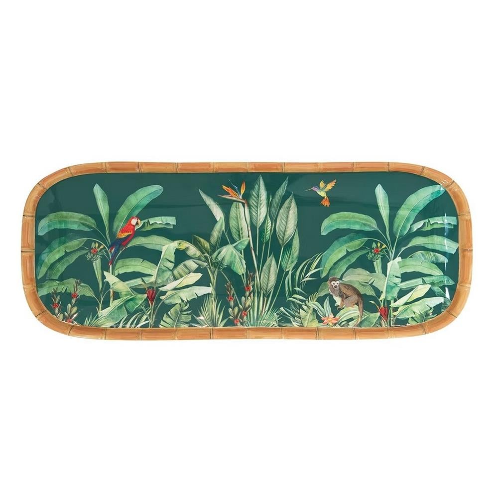 2454 ZANZ  Melamin Dikdörtgen Tepsi 45 x 18 cm