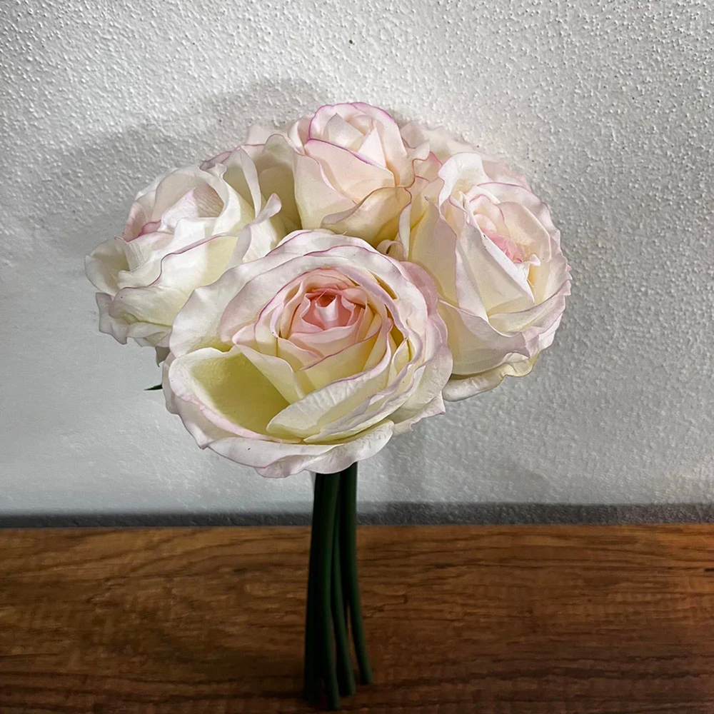 46­0305PK REAL TOUCH ROSE BUNCH 30 CM.(PINK)
