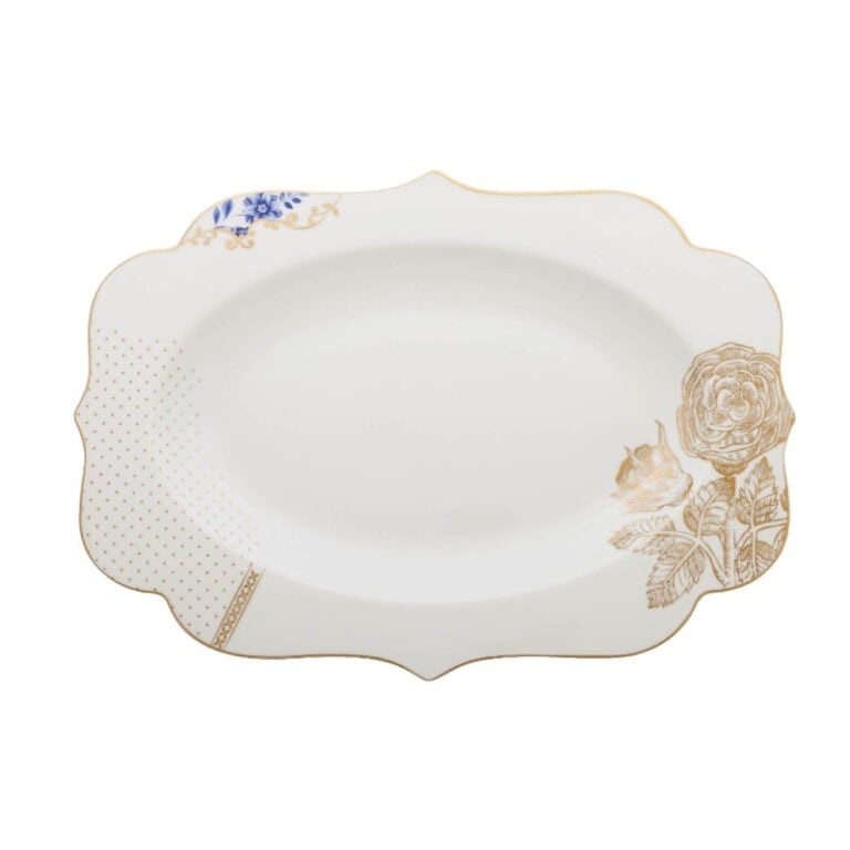 51018028 BEYAZ OVAL TEPSİ 40 CM