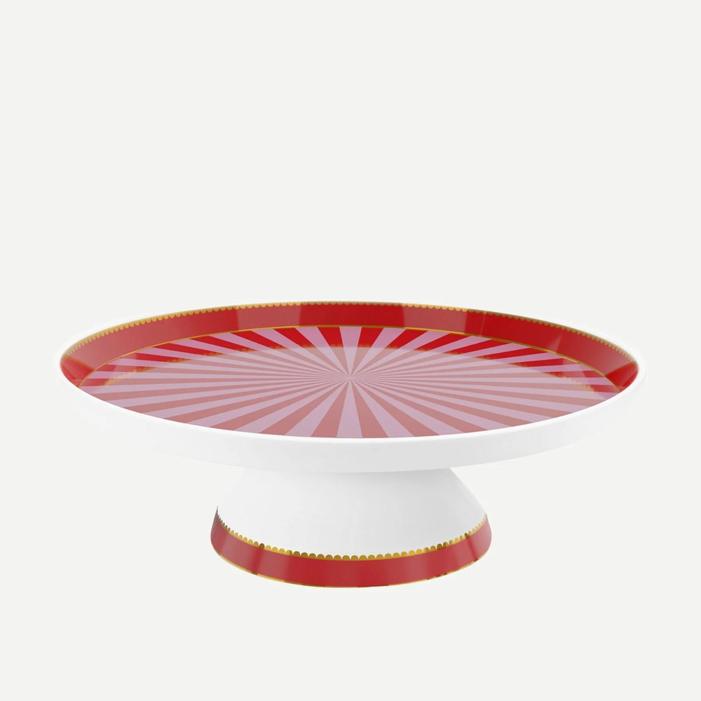 51018114 Love Bird Kırmızı Pembe Mini Kek Standı 24 cm