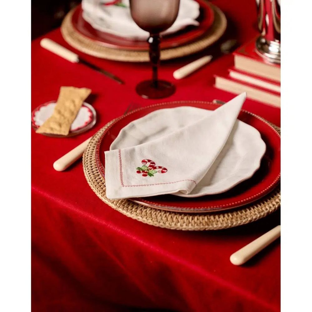 869158000217  Mariaida Home Christmas Şeker Nakışlı Peçete B