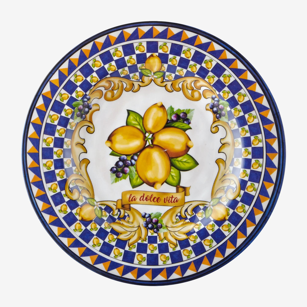 CAMP1079BL2 Mavi Melamin Kahvaltı Tabağı 21,5 cm
