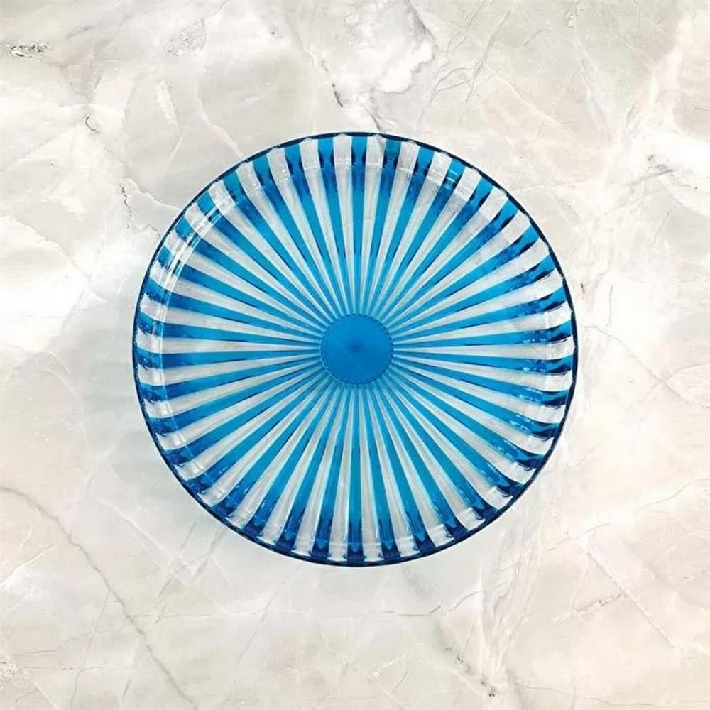 CATRTNFL366BL LACİVERT METAL OVAL TEPSİ