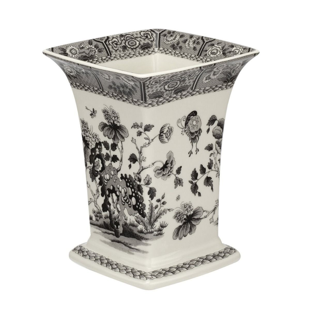 CEM HERIN5975-XG-SQUARE VAZO INDIA 22,5CM HERITAGE SİYAH
