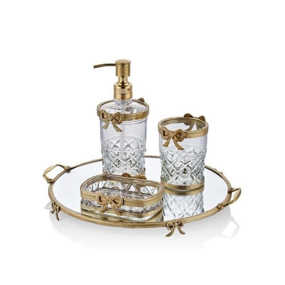 DANEV 1HQ-22883 KURDELA ANTİK GOLD BANYO TAKIMI