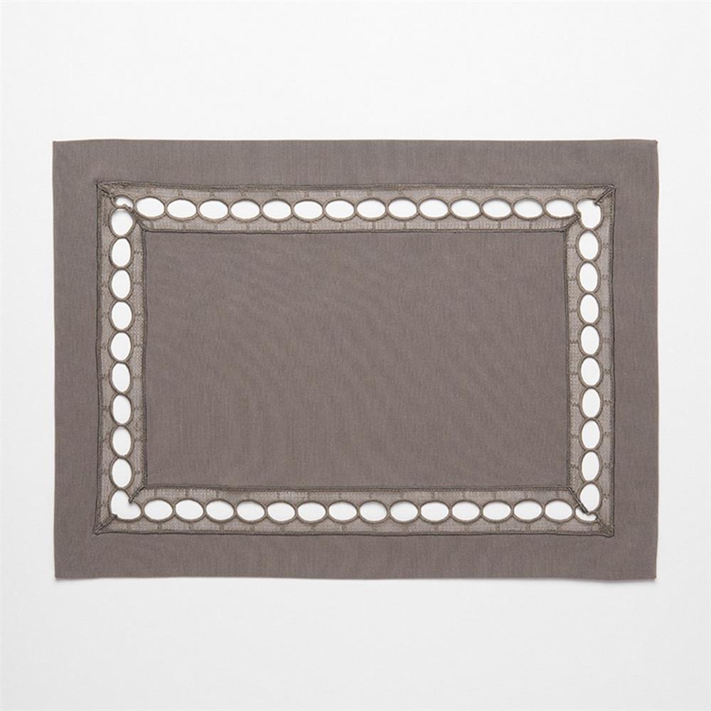 DANTELLİ AMERİKAN SERVİS 2Lİ PAKET PAMİNA ANTRASİT 35*50