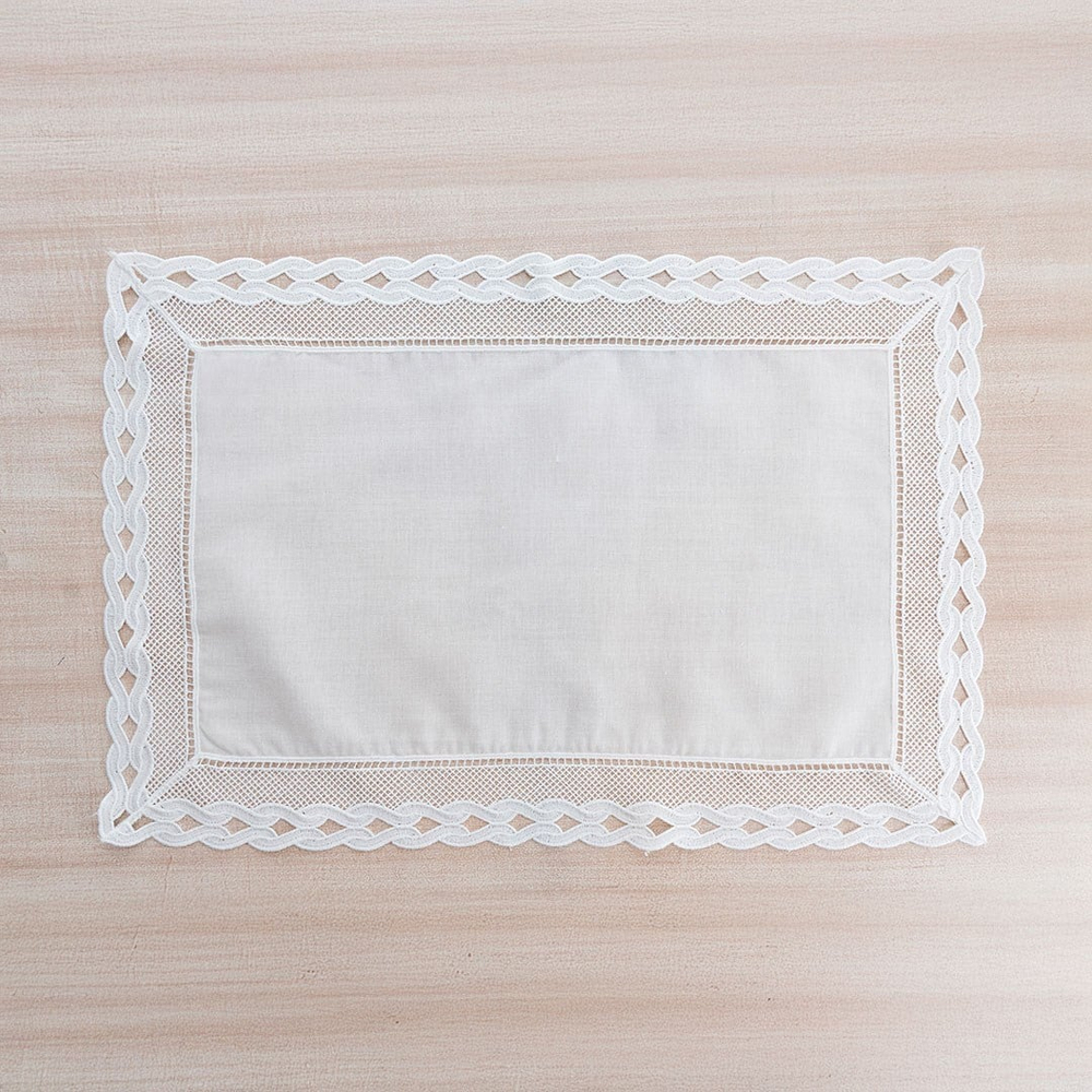 DANTELLİ AMERİKAN SERVİS 2Lİ PAKET SU DALGASI 35*50  BEYA