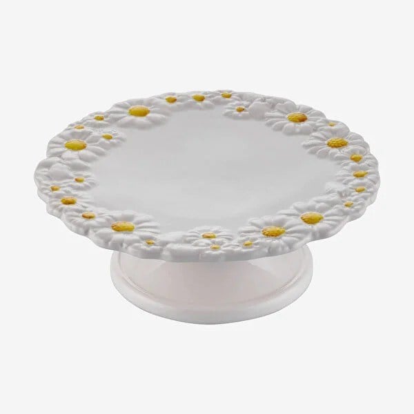 EW717D Edelweiss Camomilla Beyaz Mini Kek Standı 22x22 cm