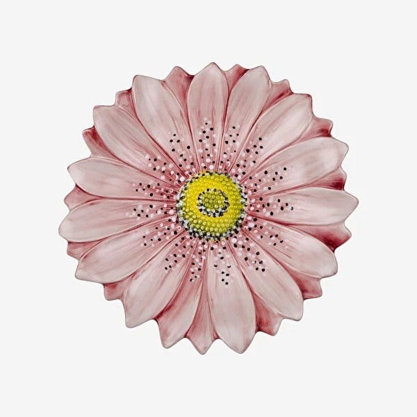 EW719RA Edelweiss Camomilla Pembe Servis Tabağı 36x36cm