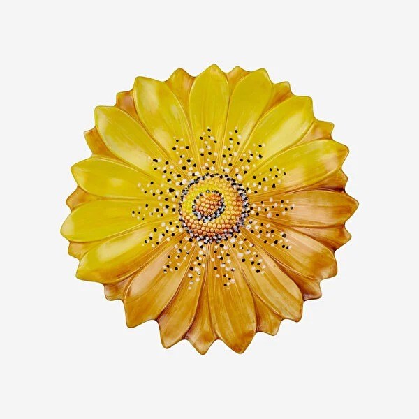 EW719RG Camomilla Sarı Servis Tabağı 36x36 cm