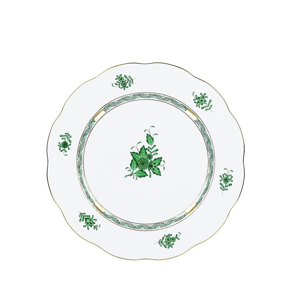 HEREND APPONYİ 25 CM TABAK YEŞİL