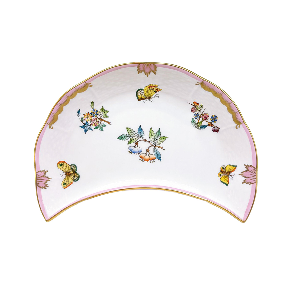 HEREND Ay Tabağı 20,5cm Queen Victoria Renkli