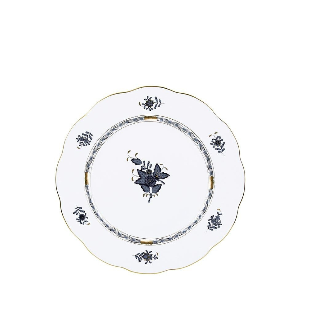HEREND Pasta Tabağı 19cm Apponyi Siyah