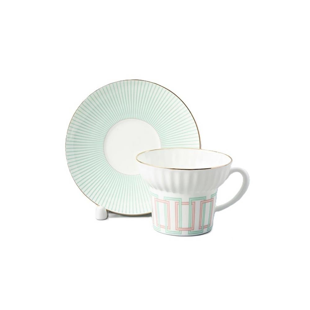 IMPERIAL PORCELAIN Kahve Fincanı 155 ml 4artWave Geometry