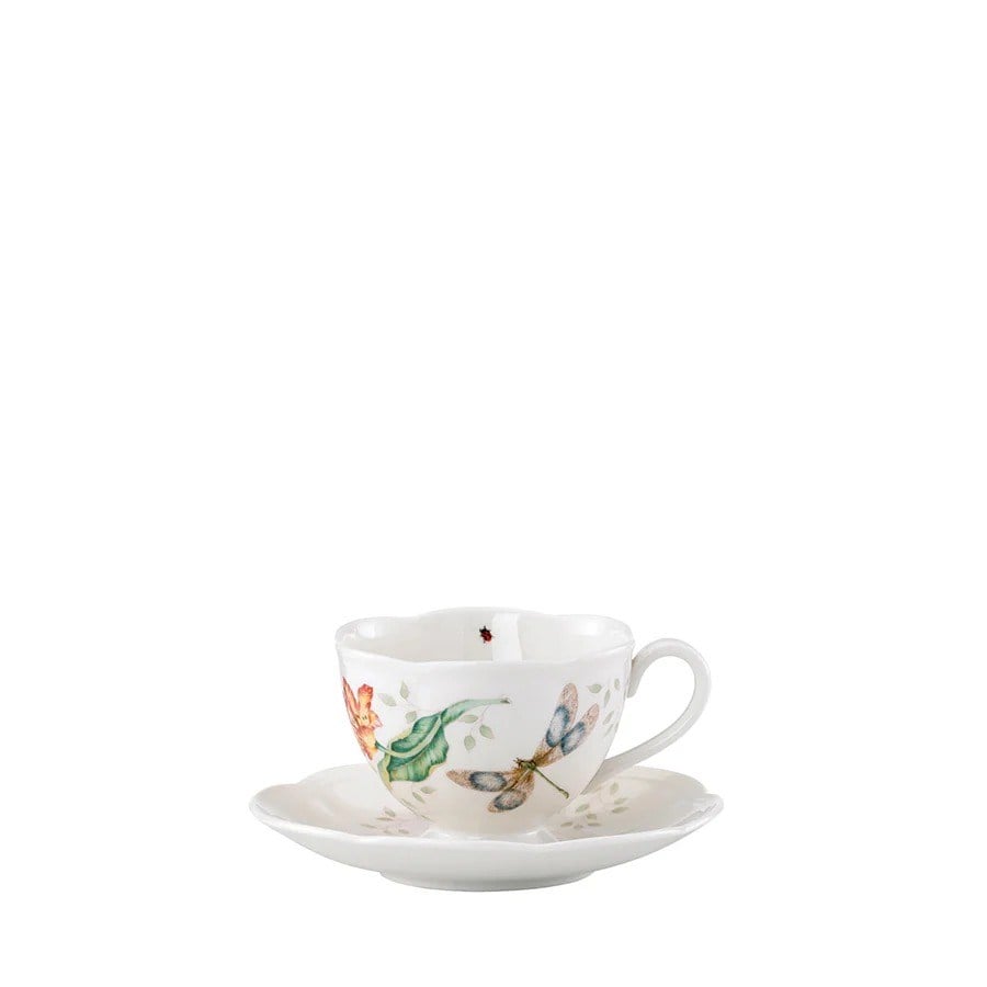 LEN812101 BUTTERFLY NESC/ÇAY FİNCAN VE TABAK DRAGONFLY