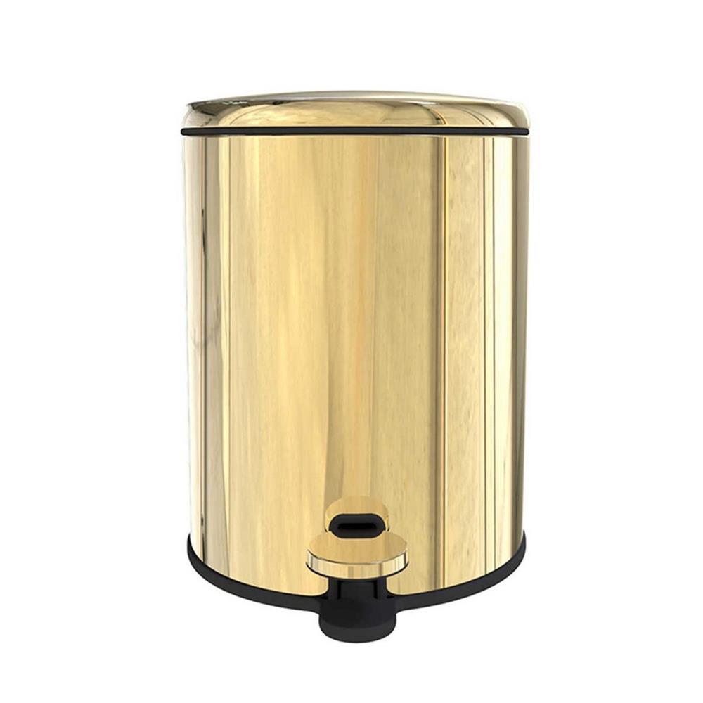 M­E41­37­06 CİGO METAL PEDALLI ÇÖP KOVASI 6LT SARI MTL