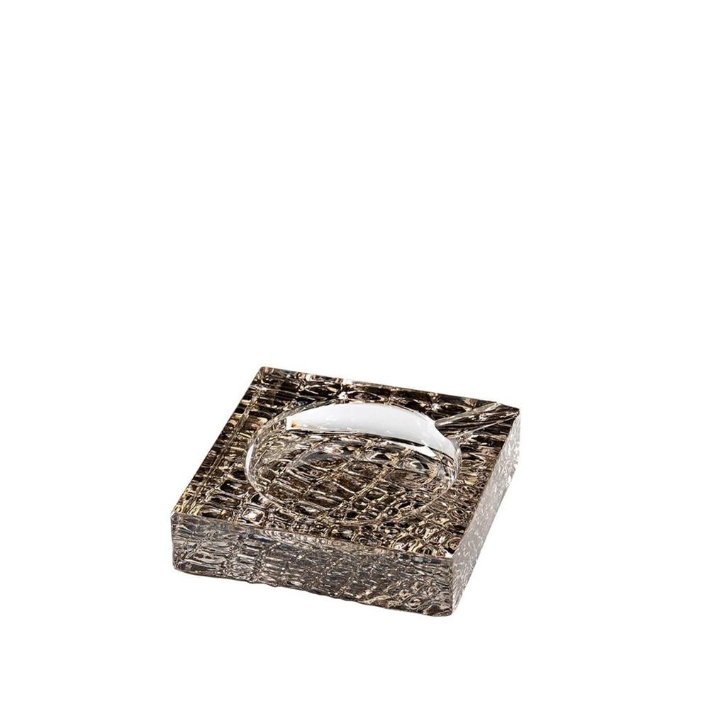 RC-RCHCCRP1011S1 CAVALLI CROCODILE KUL TABLASI, PLATIN