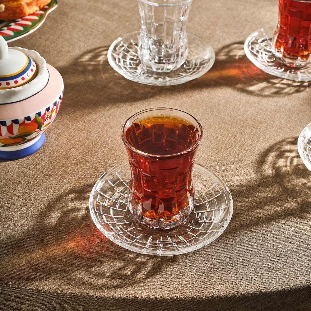 RCR ETNA 12 PRÇ ÇAY BARDAĞI TABAĞI SET