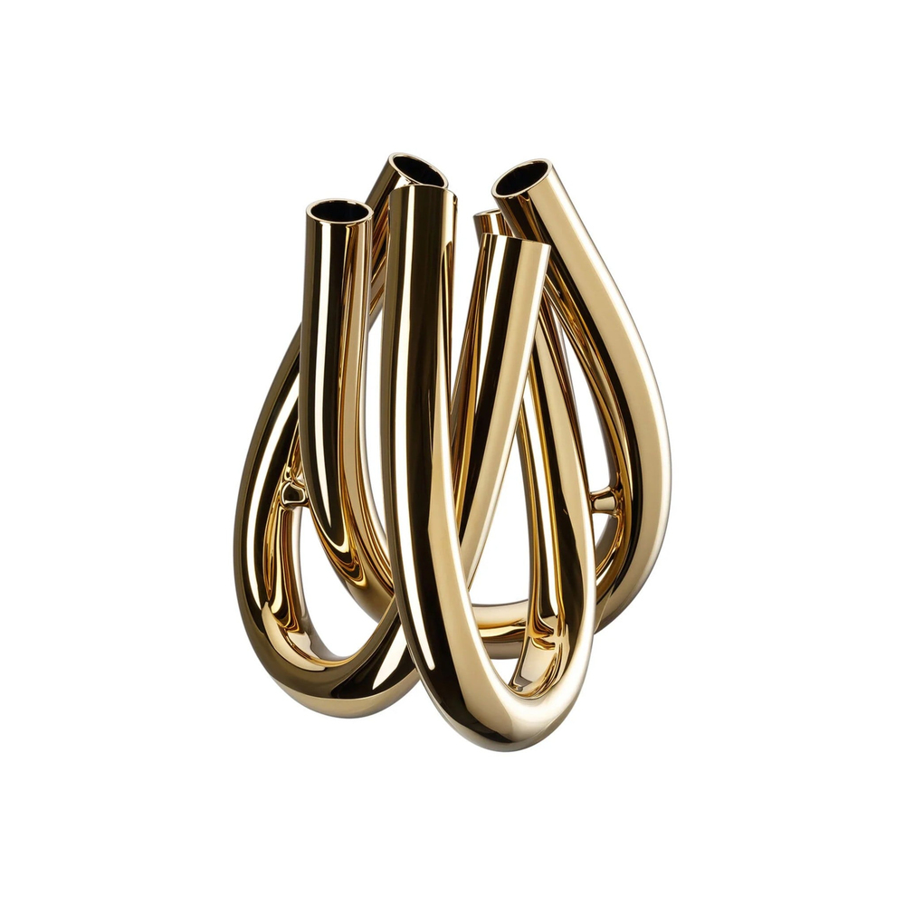 ROS69132-321496-47022 ROSENTHAL TRIU VAZO GOLD 22 CM