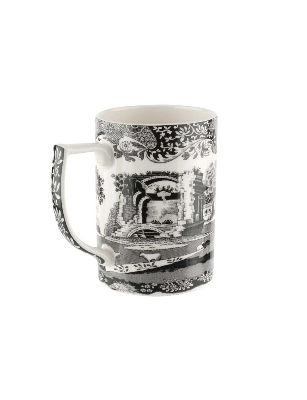 RW.BKI.4882 BLACK ITALIAN MUG
