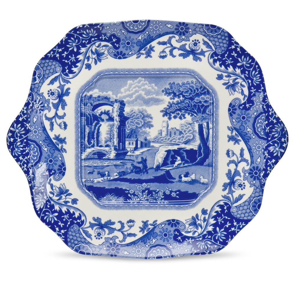 RW.BLI.0108 BLUE İTALİAN KULPLU EKMEK TABAĞI 29