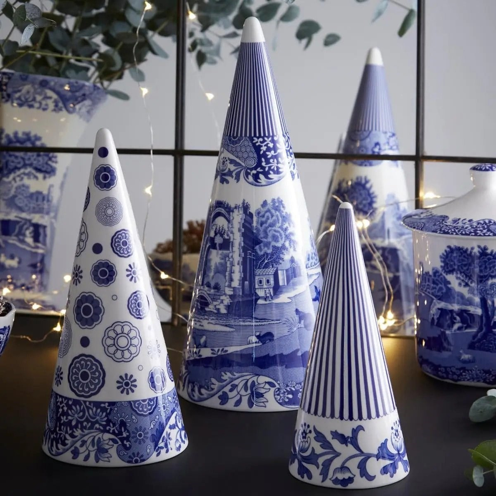 RW.BLI.9160-XP  BLUE İTALİAN AĞAÇ SÜSÜ 33 CM