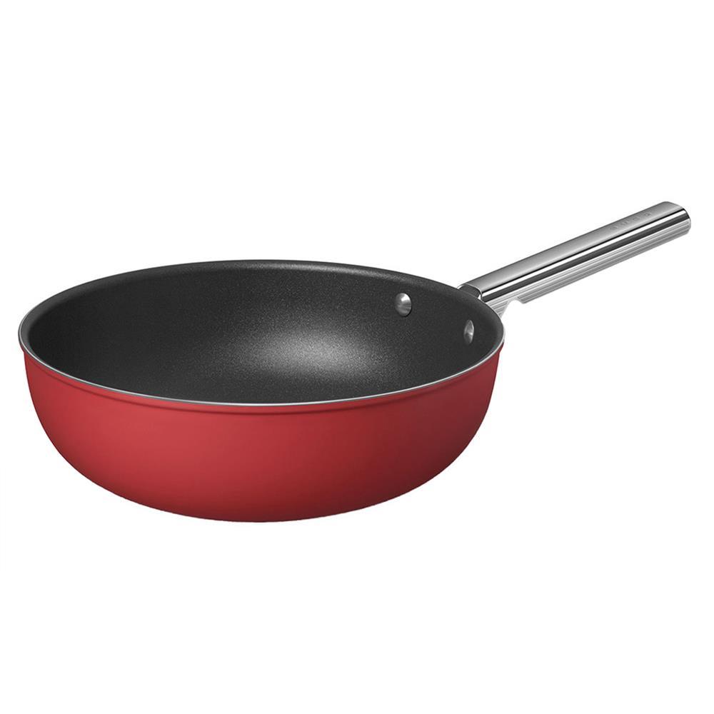 SMEG CKFW3001RDM KIRMIZI WOK Tava 30 cm