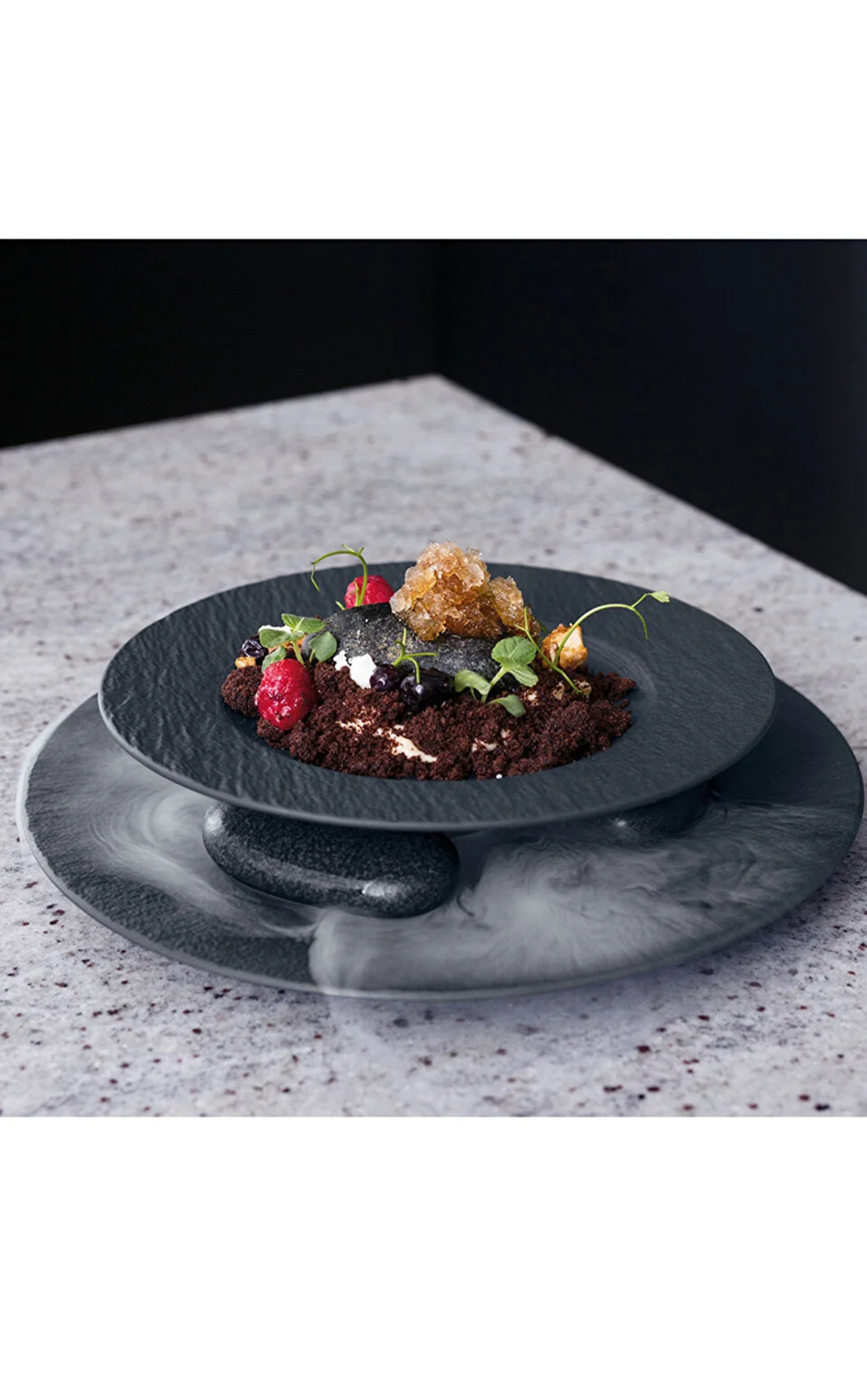 VRH10-4239-2590 VB MANUFACTURE ROCK GOURMET SERVİS TABAK