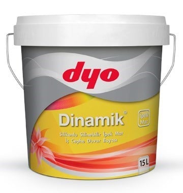 Dyo Dinamik Silikonlu İpek Mat İç Cephe Boyası 15 Lt