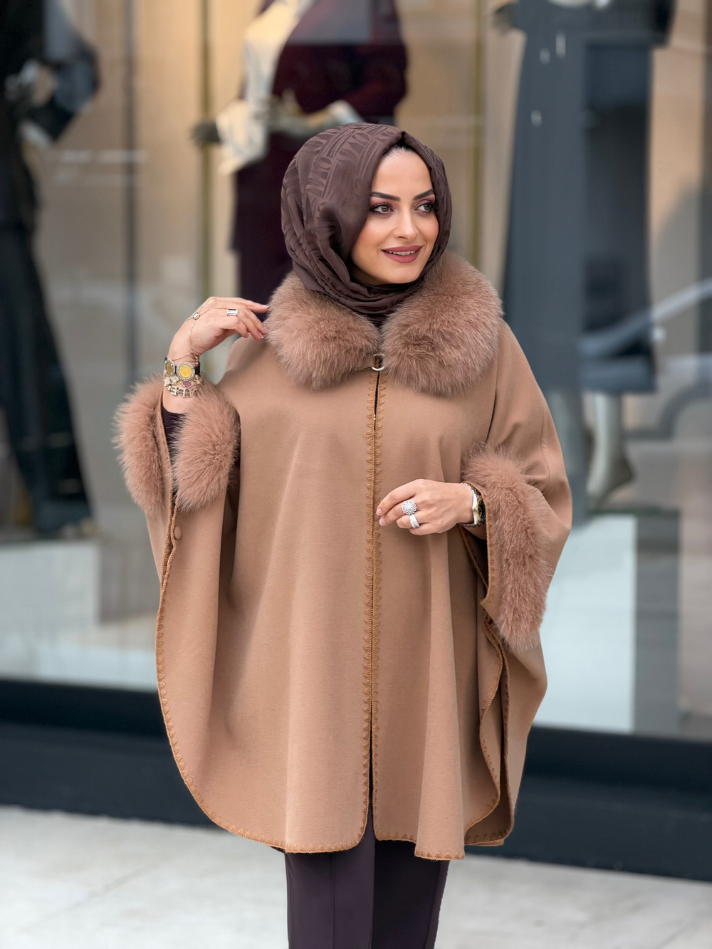 QUPRA KAŞMİR PANÇO