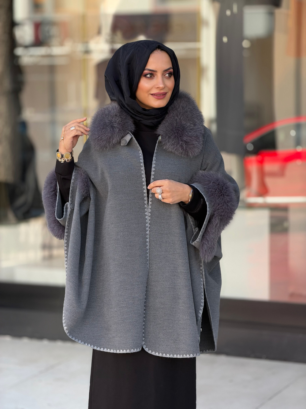 QUPRA KAŞMİR PANÇO