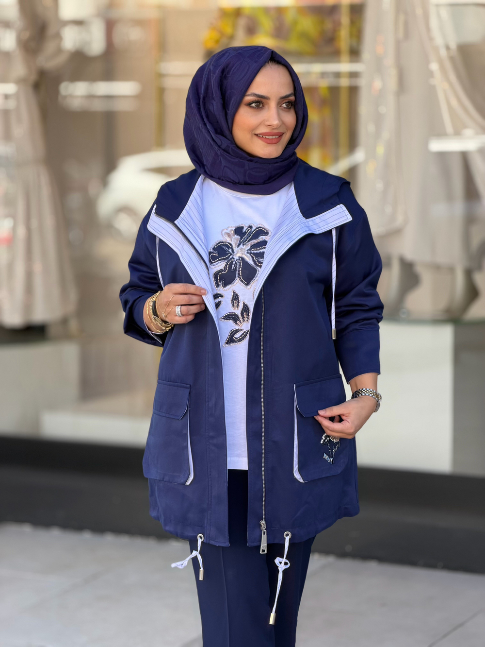 NORDİC ÇİZGİ DETAYLI KAP MODEL