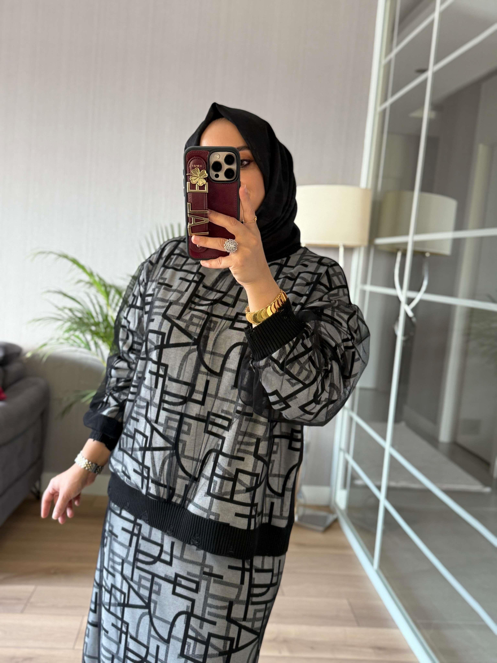 Tül Detaylı Etekli Takım