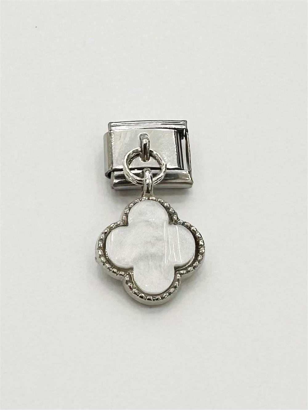 Çelik Charm Yonca Model Beyaz Renk