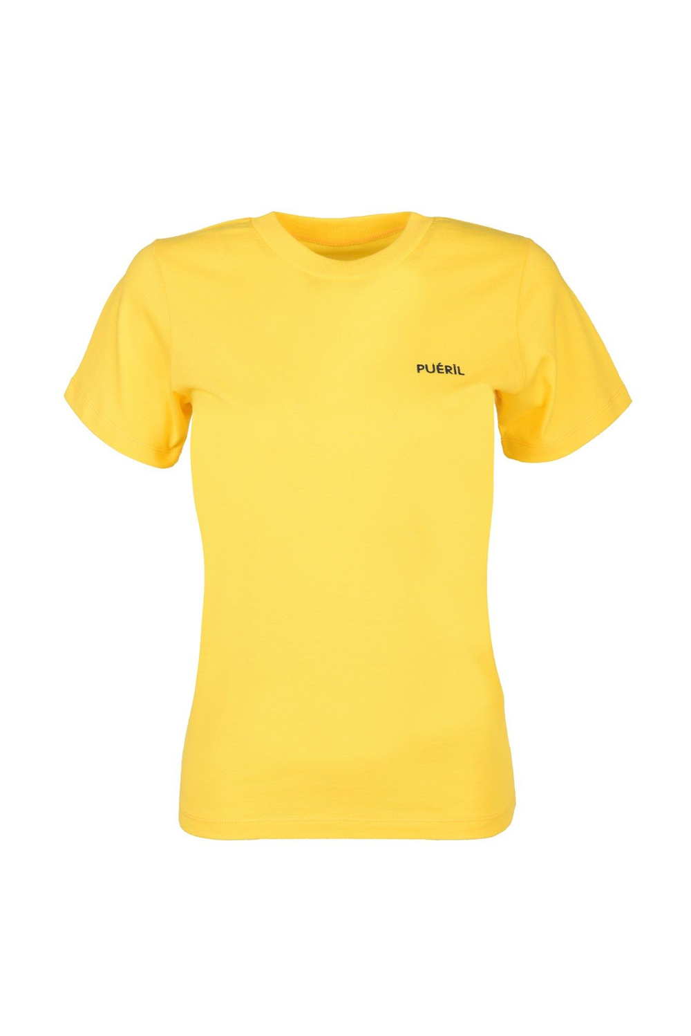 Bisiklet Yaka T-shirt-Sarı