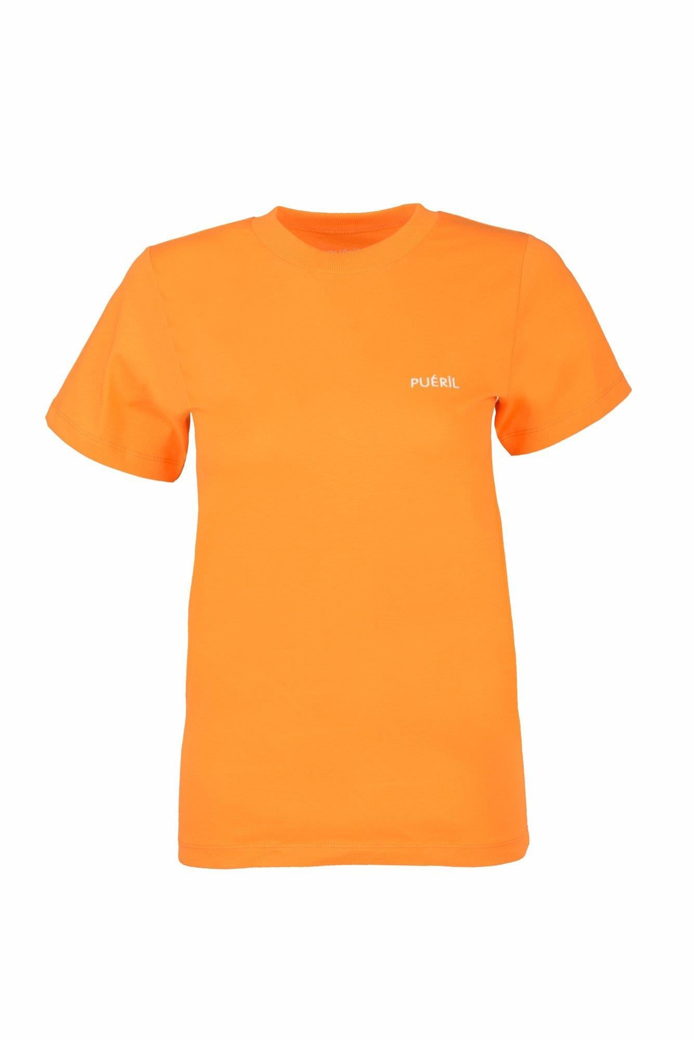 Bisiklet Yaka T-shirt-Turuncu