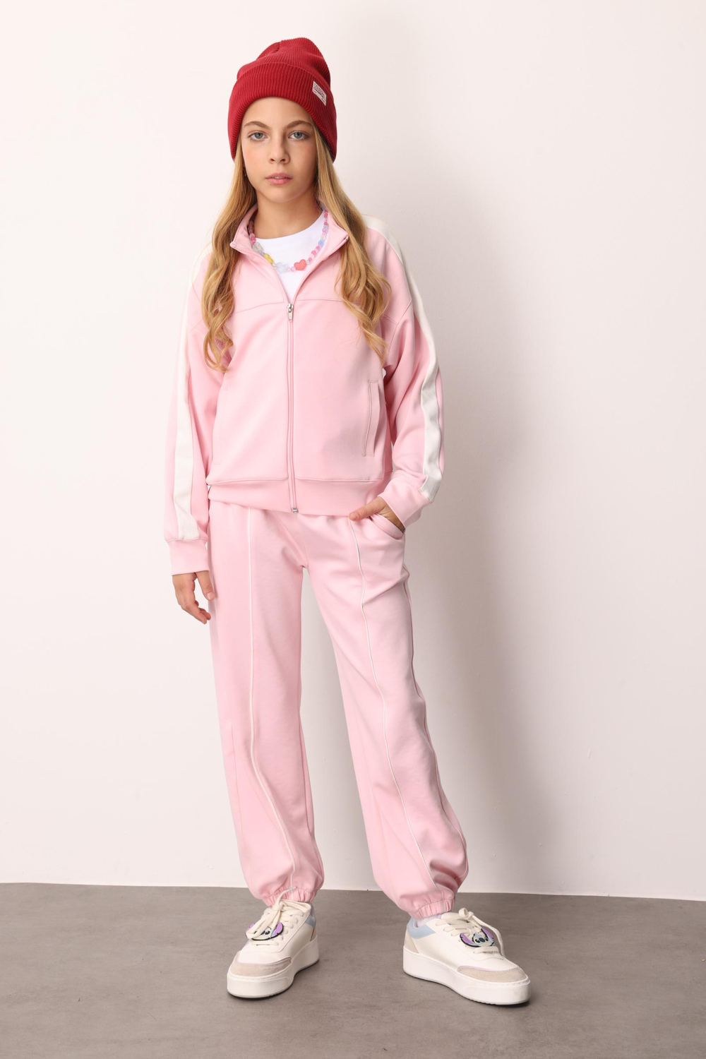 Çocuk Modal Eşofman Takımı - Pembe