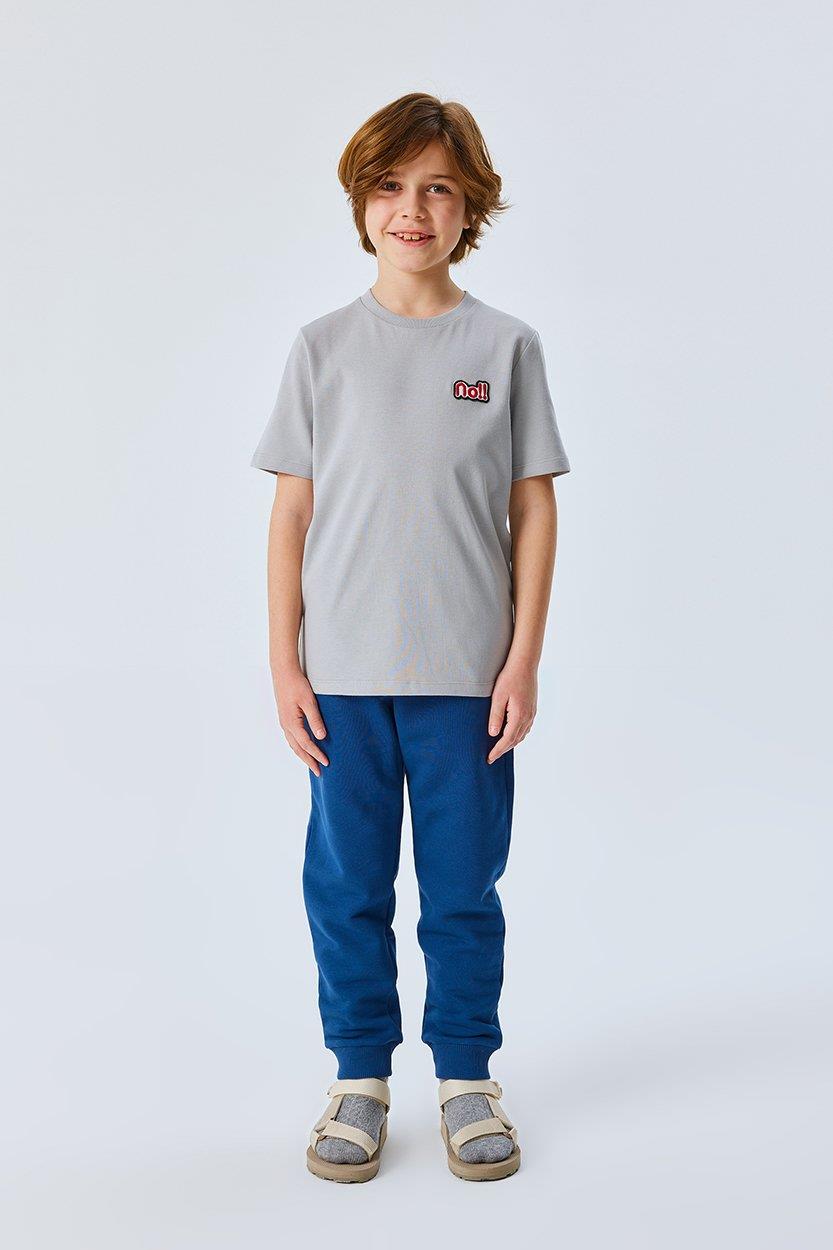 Çocuk T-shirt-Gri No!!