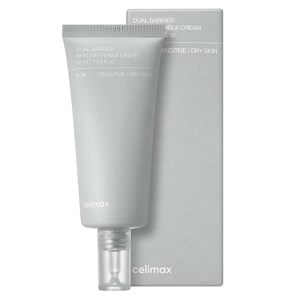 Celimax Dual Barrier Skin Wearable Cream – Seramid Kompleksi İçeren Yoğun Nemlendirici ve Cilt Bariyerini Güçlendiren Krem 50 ML