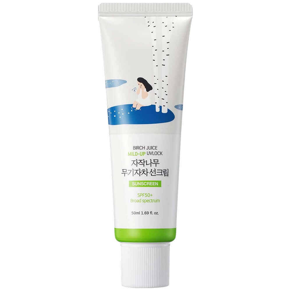 Round Lab Birch Juice Moisturizing Mild-Up Sunscreen SPF50+ PA+++ | Huş Suyu İçeren Nemlendirici Mineral Güneş Kremi 50 ml