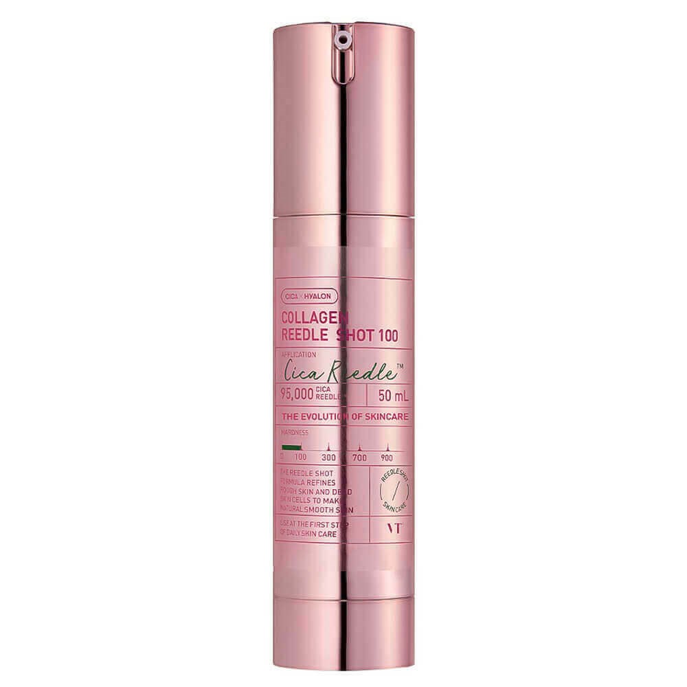 VT Cosmetics Collagen Reedle Shot 100 | Kolajen ve Mikro İğne Teknolojili Cilt Yenileyici Booster Serum 50 ml
